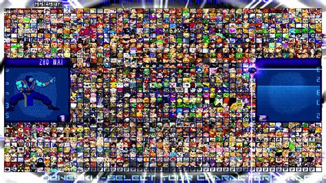mugen 1000 characters download.